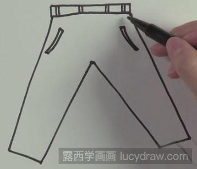 简笔画教程：教你画裤子
