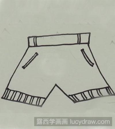 简笔画教程：教你画短裤