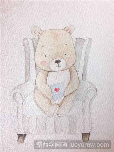 水彩画教程：教你画小熊