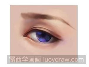 CG插画教程：人物眼睛的画法