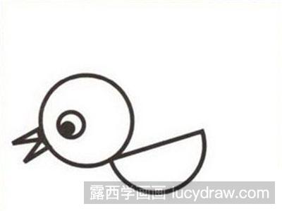 儿童画教程：小鸟怎么画