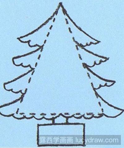 儿童画教程：圣诞树怎么画