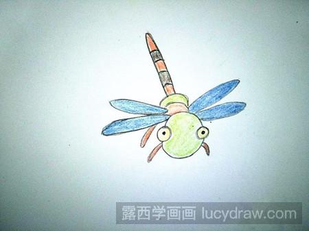 儿童画蜻蜓怎么画