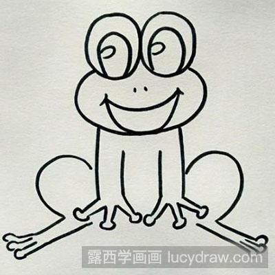 怎么绘制简笔画青蛙教程