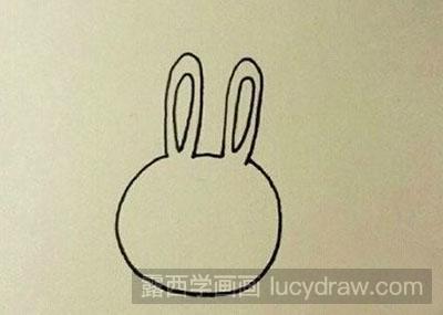 怎么画简笔画兔子教程