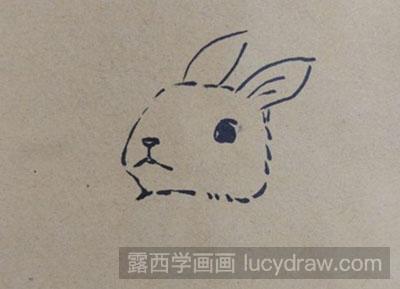 教你绘制简笔画兔子