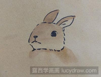 教你绘制简笔画兔子