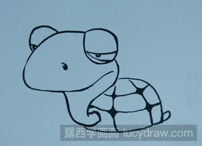 怎么画简笔画乌龟