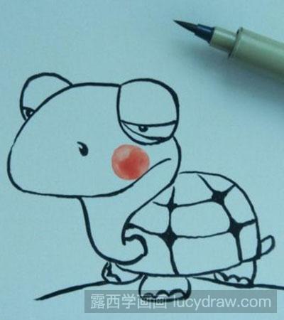 怎么画简笔画乌龟