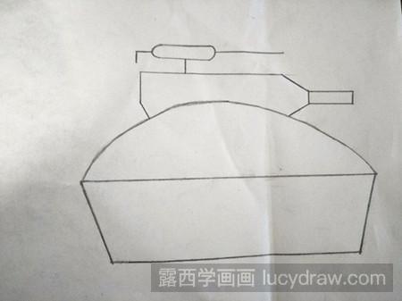 儿童画坦克怎么画