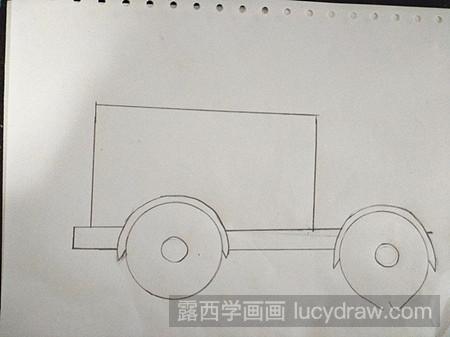 儿童画消防车怎么画