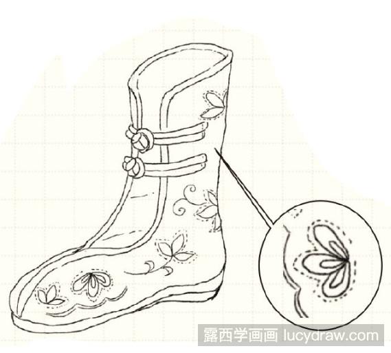 鞋子简笔画简单 古代图片