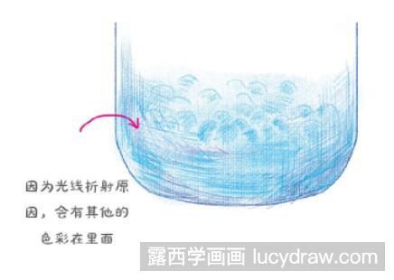 玻璃瓶彩铅教程