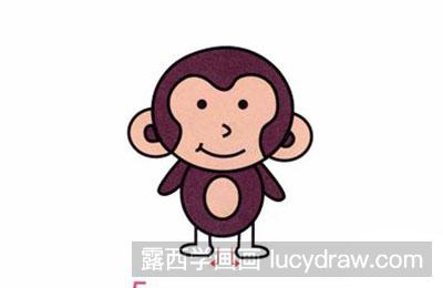 儿童画教程：教大家怎么绘制猴子