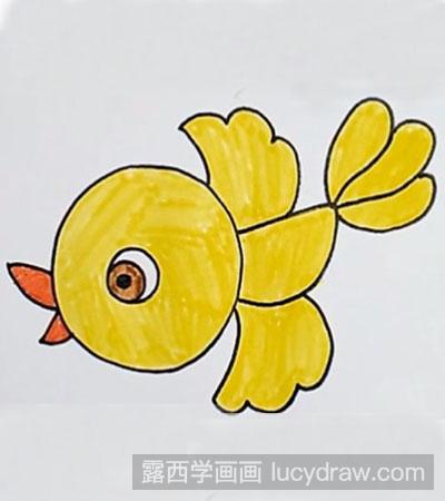 教你画一只小黄鸟