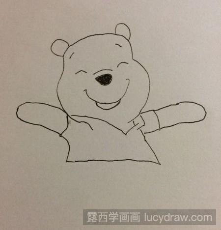 简笔画维尼怎么画