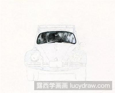 彩铅画教程：教你画小汽车