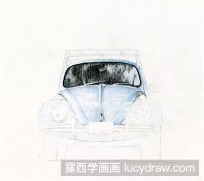 彩铅画教程：教你画小汽车