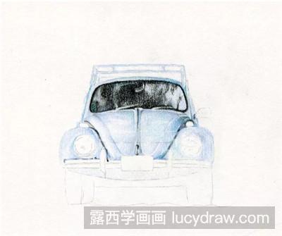 彩铅画教程：教你画小汽车