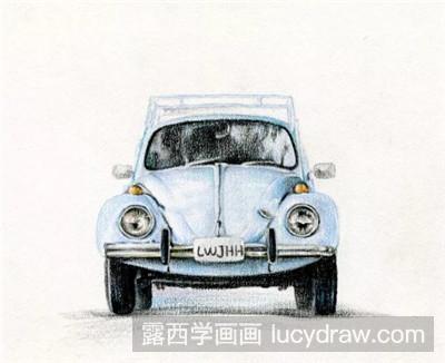 彩铅画教程：教你画小汽车