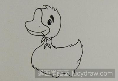 怎么画儿童画小鸭子