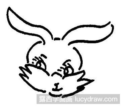 简笔画教程：小兔子拔萝卜