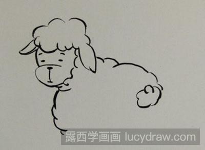 儿童画教程：教您画灰绵羊