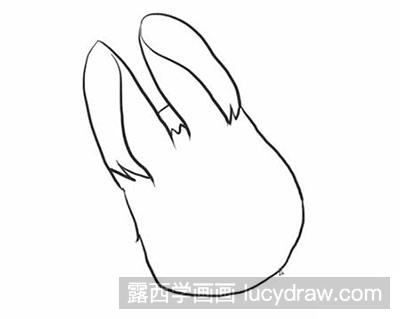 怎么绘制一只简笔画兔子