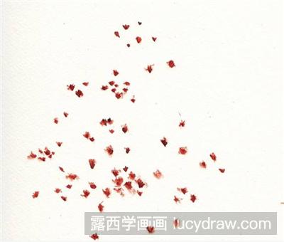 水彩画教程：留白法画花儿