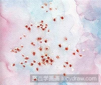 水彩画教程：留白法画花儿