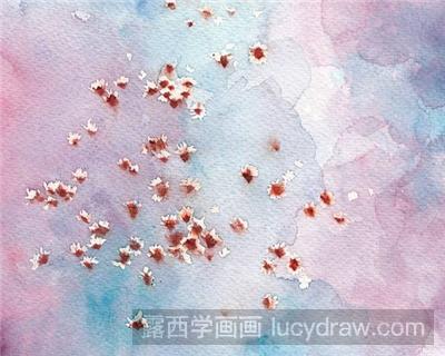 水彩画教程：留白法画花儿