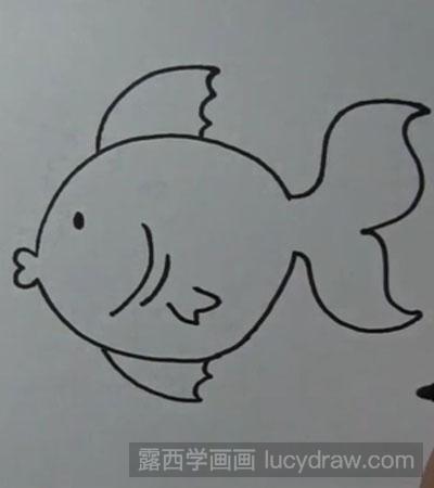 简笔画鱼儿怎么绘制