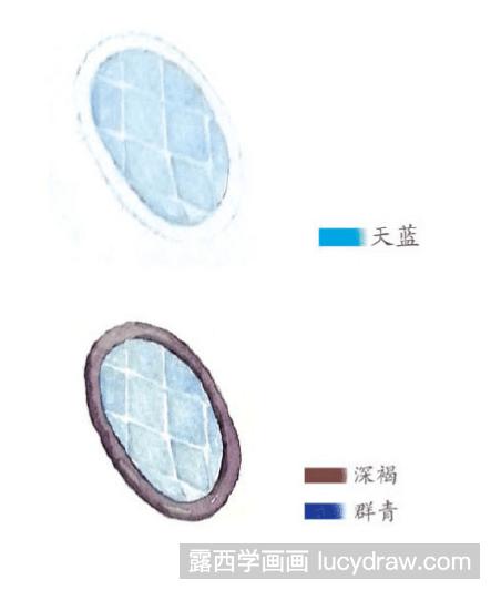 绸缎蝴蝶结水彩画教程