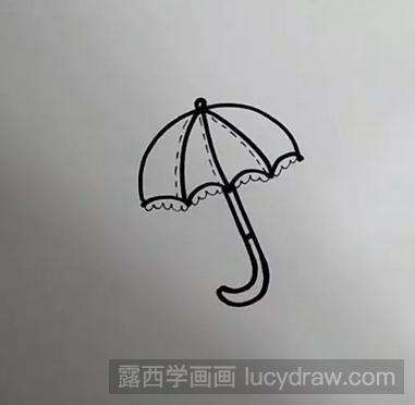 儿童画教程：教你画雨伞