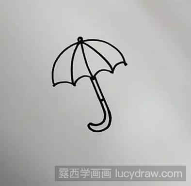 儿童画教程：教你画雨伞