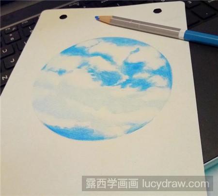 彩铅画天空怎么画