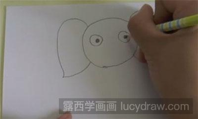 儿童画大象怎么画