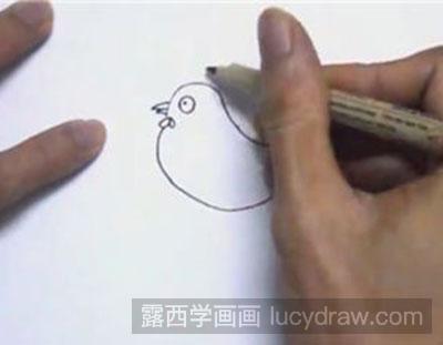 儿童画小鸡怎么画