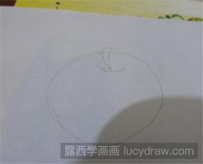 儿童画教程：用油画棒怎么画苹果