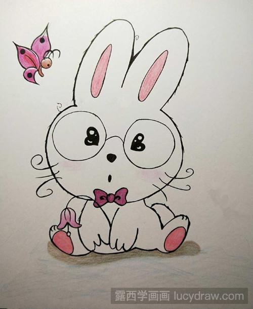 爱心兔插画教程