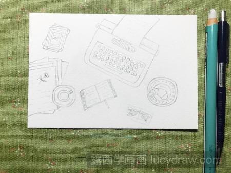 怎样画水彩小插画