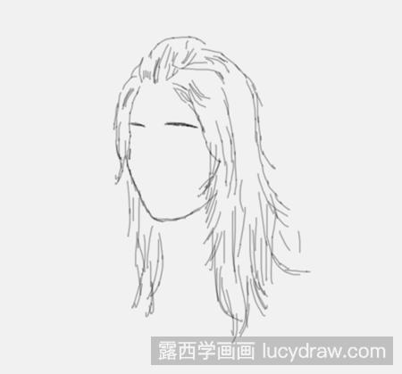 简笔画美女人物怎么画