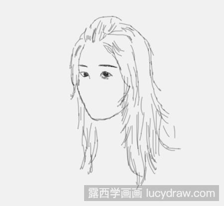 简笔画美女人物怎么画