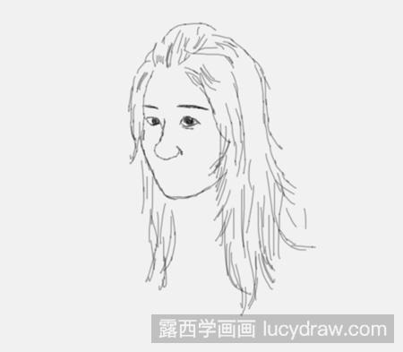 简笔画美女人物怎么画