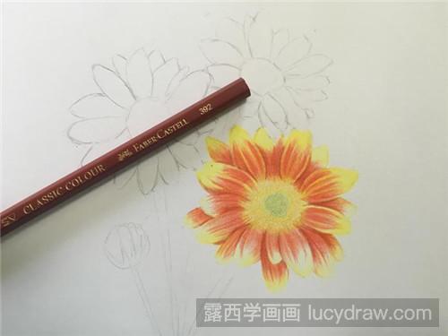 彩铅画教程：森林精灵—雏菊