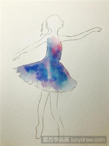 教你画芭蕾女孩
