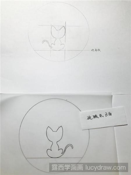 超详细星空猫咪绘画步骤