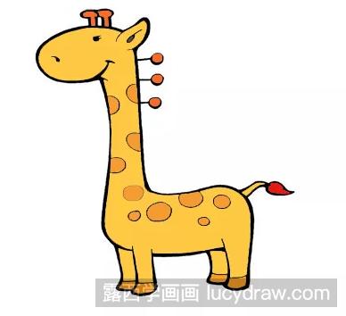 动物简笔画：教你画长颈鹿