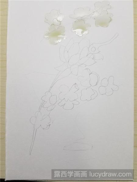 水彩画花朵怎么画