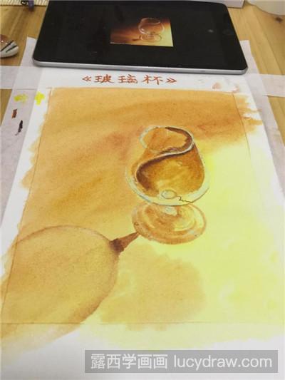 水彩画教程：教你画玻璃杯